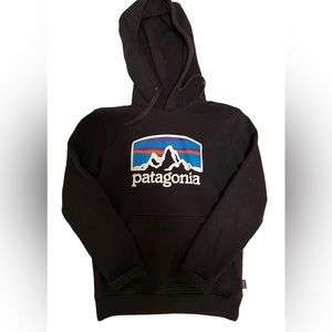 Patagonia Logo Sweatshirt! Super comfy and thick! Is extra small but fits small
